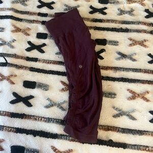 Lululemon Swiftly Tech Plum Crops